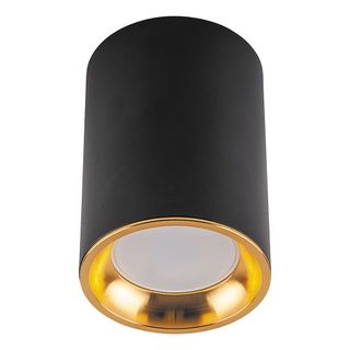 Светильник потолочный DL4720 MR16 35W 230V, черный, золото 
