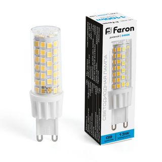 Лампа светодиодная 13W 230V G9 6400K  