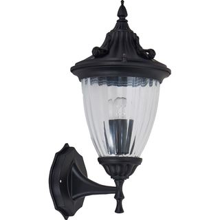 Светильник садово-парковый DL-0595 на стену вверх 60W 230V E27, черный