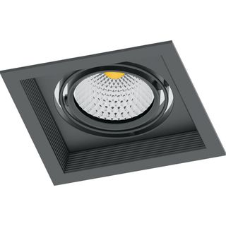 Светодиодный светильник DL3010 карданный 1x12W 4000K 35 градусов ,черный