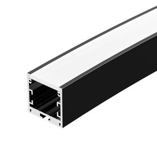 Профиль SL-ARC-3535-D3000-A45 BLACK (1180мм, дуга 1 из 8) (Алюминий)