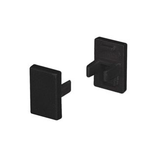 Заглушка SL-MINI-8-H12 BLACK глухая (Пластик)