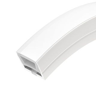 Силиконовый профиль WPH-FLEX-1414-TOP-S11-50m WHITE (Силикон)