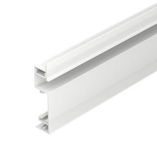 Профиль PLINTUS-H73-F-2000 WHITE (Алюминий)