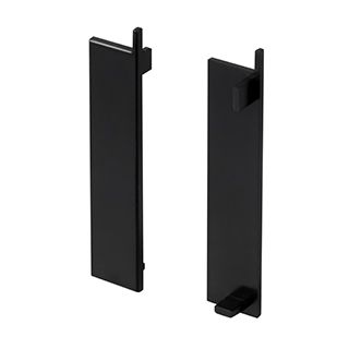Заглушка PLINTUS-H58-F BLACK  (Пластик)