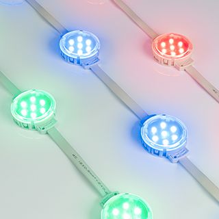 Модуль управляемый SPI-F7-D50 24V RGB-RAM-Auto (1.25W, IP68, 120 deg) (Arlight, Пластик, 3 года)