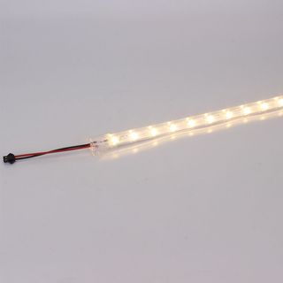Светодиодная линейка в корпусе 2835, 25 led, 220V, 8W, 500mm, D213, warm white