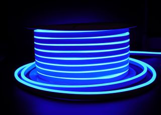 Светодиодный гибкий неон DL-N 8х16 2835 120led  220V Blue