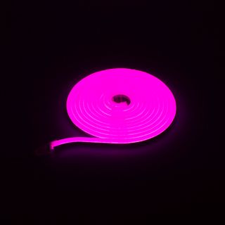 Светодиодный гибкий неон IDL-N 8х16 2835/1000mm 120led 220V Pink 9.6W (блистер 5 метров)