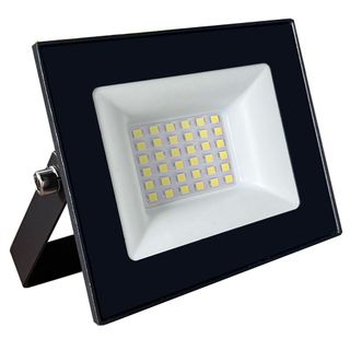 Прожектор светодиодный, 2835 SMD, 50W 6500K  AC220-240V/50Hz IP65, черный в компактном корпусе