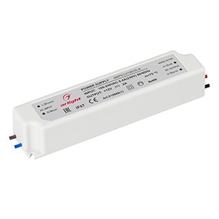 Блок питания ARPV-LV12035-A (12V, 3.0A, 36W) (IP67 Пластик, 3 года)