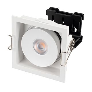 Светильник CL-SIMPLE-S80x80-9W Day4000 (WH, 45 deg) (IP20 Металл, 3 года)
