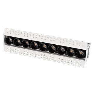 Светильник MS-ORIENT-BUILT-TRIMLESS-TC-S38x277-20W Warm3000 (WH-BK, 30 deg, 230V) (IP20 Мет