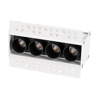 Светильник MS-ORIENT-BUILT-TRIMLESS-TC-S38x127-10W Day4000 (WH-BK, 30 deg, 230V) (IP20 Мета
