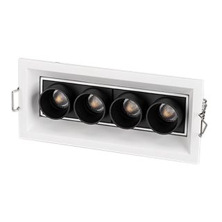 Светильник MS-ORIENT-BUILT-TURN-TC-S67x150-10W Day4000 (WH-BK, 30 deg, 230V) (IP20 Металл, 