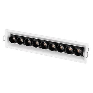 Светильник MS-ORIENT-BUILT-TURN-TC-S67x300-20W Day4000 (WH-BK, 30 deg, 230V) (IP20 Металл)