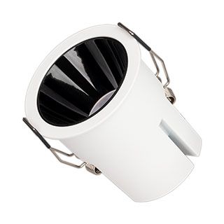 Светильник MS-ATLAS-BUILT-R72-20W Warm3000 (WH-BK, 30 deg, 230V) (IP20 Металл, 5 лет)