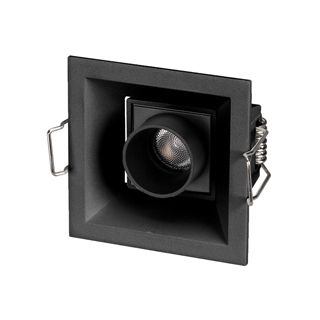 Светильник MS-ORIENT-BUILT-TURN-TC-S67x67-3W Day4000 (BK-BK, 30 deg, 230V) (IP20 Металл, 5 