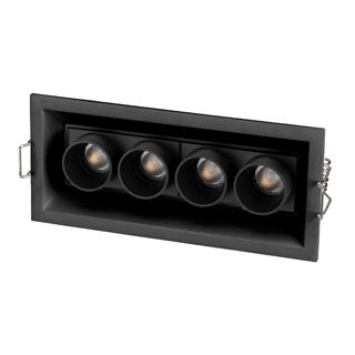 Светильник MS-ORIENT-BUILT-TURN-TC-S67x150-10W Day4000 (BK-BK, 30 deg, 230V) (IP20 Металл, 