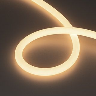 Светодиодная лента герметичная MOONLIGHT-TOP-A336-D18mm 24V Warm3000 360deg (14.4 W/m, IP65, 2835)