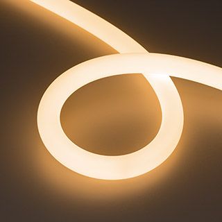 Светодиодная лента герметичная MOONLIGHT-TOP-FP-X1088-D25mm 24V Warm2700 (20 W/m, IP65, 5m, wire x1)