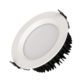 Светильник MS-MIST-BUILT-R145-15W Day4000 (WH, 110 deg, 230V) (IP54 Металл, 5 лет)