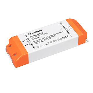 Блок питания ARV-SP-24150-PFC (24V, 6.25A, 150W) (IP20 Пластик, 5 лет)
