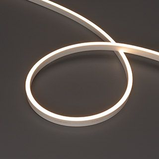 Светодиодная лента герметичная MOONLIGHT-SIDE-A120-06x12mm 24V Warm3000 (9.6 W/m, IP65, 5m, wire x2)