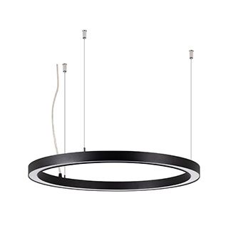 Светильник SP-CIRCLE-HANG-O3535-D600-35W Warm3000 (RAL9005, 120 deg, 230V) IP40 LED