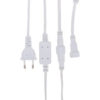 Гирлянда светодиодная Занавес 2х1,5м 360 LED КРАСНЫЙ белый ПВХ IP44 свечение с динамикой 230В соедин