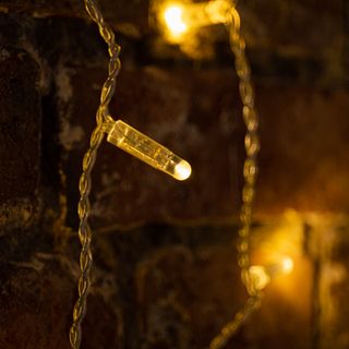 Гирлянда светодиодная Занавес 2х9м 1200 LED ТЕПЛЫЙ БЕЛЫЙ прозрачный ПВХ IP65 постоянное свечение 230