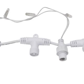 Гирлянда светодиодная Занавес 2х3м 600 LED БЕЛЫЙ прозрачный ПВХ IP65 постоянное свечение 230В соедин