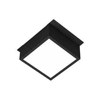 Светильник DL-GRIGLIATO-S90x90-12W Warm3000 (BK, 90 deg, 230) (IP40 Металл, 3 года)
