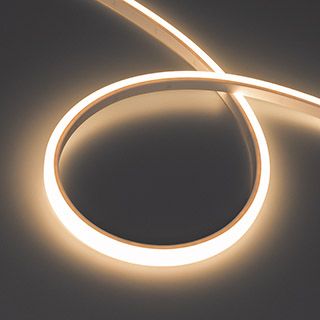 Лента герметичная WAVE-TOP-PU-A144-10x10mm 24V Warm3500 (5 W/m, IP68, 3m, wire x1) (Arlight, Вывод б