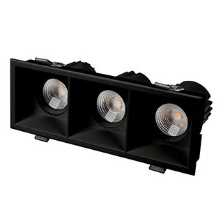 Светильник MS-FLOW-BUILT-S230x85-3x6W Day4000 (BK, 55 deg, 230V) (Arlight, IP20 Металл, 5 лет)