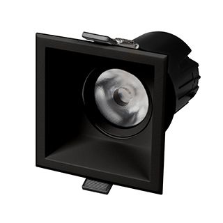 Светильник MS-FLOW-BUILT-S85x85-12W Warm3000 (BK, 15 deg, 230V) (Arlight, IP20 Металл, 5 лет)