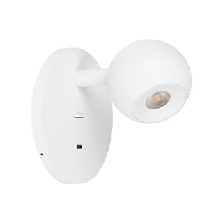 Светильник SP-OTTORI-WALL-CHARGE-6W Warm3000 (WH, 30 deg, 230V, USB-C) (Arlight, IP20 Металл, 3 года