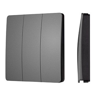INTELLIGENT ARLIGHT Кнопочная панель KINETIC-801-22-3G-WP-SUF Grey (No battery, IP67, 433Mhz) (IARL,