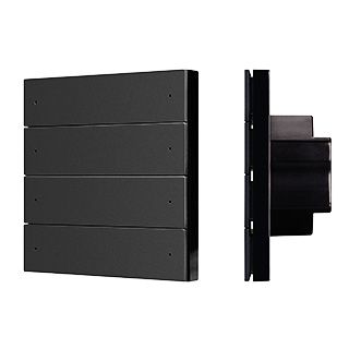 INTELLIGENT ARLIGHT Кнопочная панель SMART DALI-301-22-8K-D2-IN Black (BUS, Frameless) (IARL, IP20 П