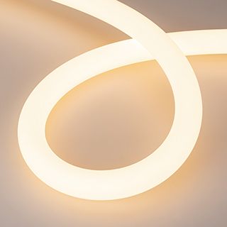 Светодиодная лента герметичная MOONLIGHT-SIDE-A336-D40mm 24V Warm2400 360deg (15W/m, IP65, 2835, 5m)