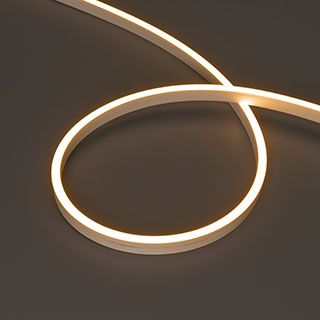 Светодиодная лента герметичная MOONLIGHT-SIDE-A120-06x12mm 24V Warm2700 (9.6 W/m, IP65, 5m, wire x2)