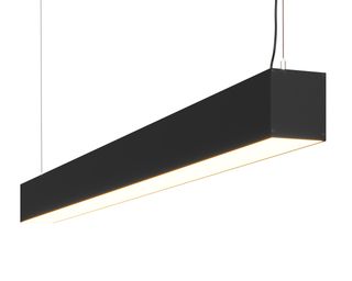 Линейный светодиодный светильник подвесной NPL-87-1200 66Вт 4000К IP40 Черный