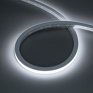 Лента герметичная HORIZON-3D-А120-12x12mm 24V White6000 (12 W/m, IP67, 5m, wire x1) (Arlight, Вывод 